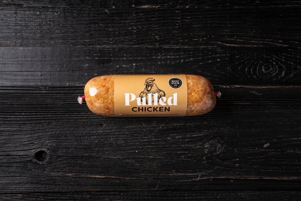 Poulet effiloché « Doux & Fumé avec Piment » – 15 × 500 g