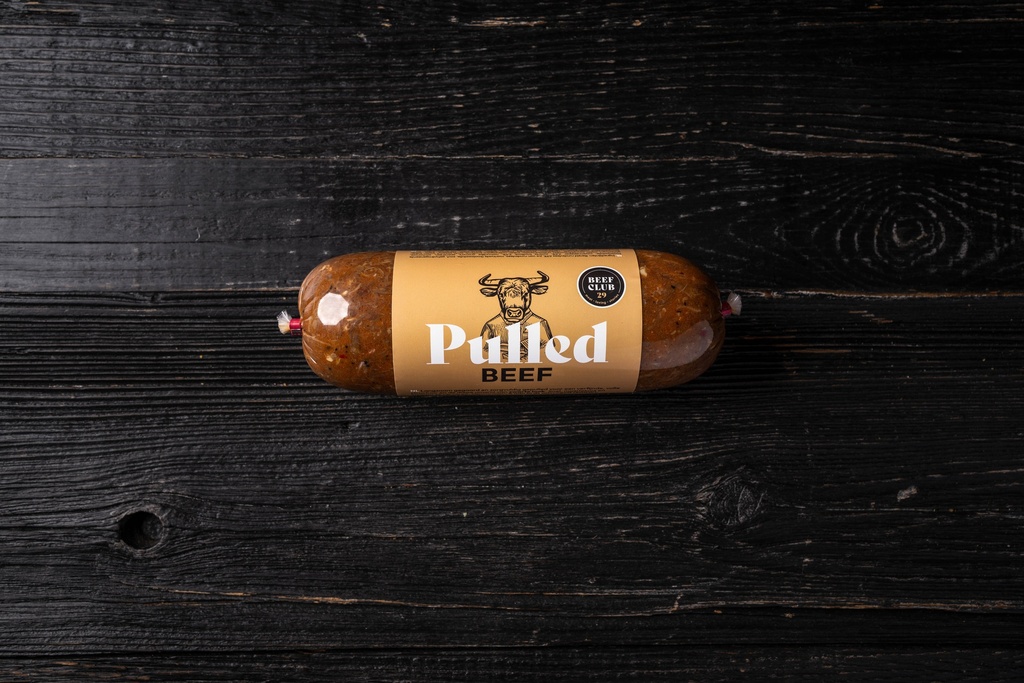 Brisket de bœuf effiloché « Ail Noir » – 15 × 500 g