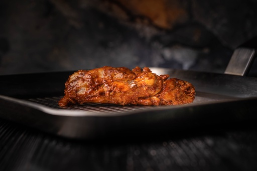 [00080008] Côtes de poulet cuites à l'étouffée style BBQ ( congelé )